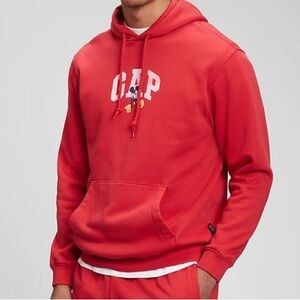 GAP X DISNEY MICKEY MOUSE HOODIE RED